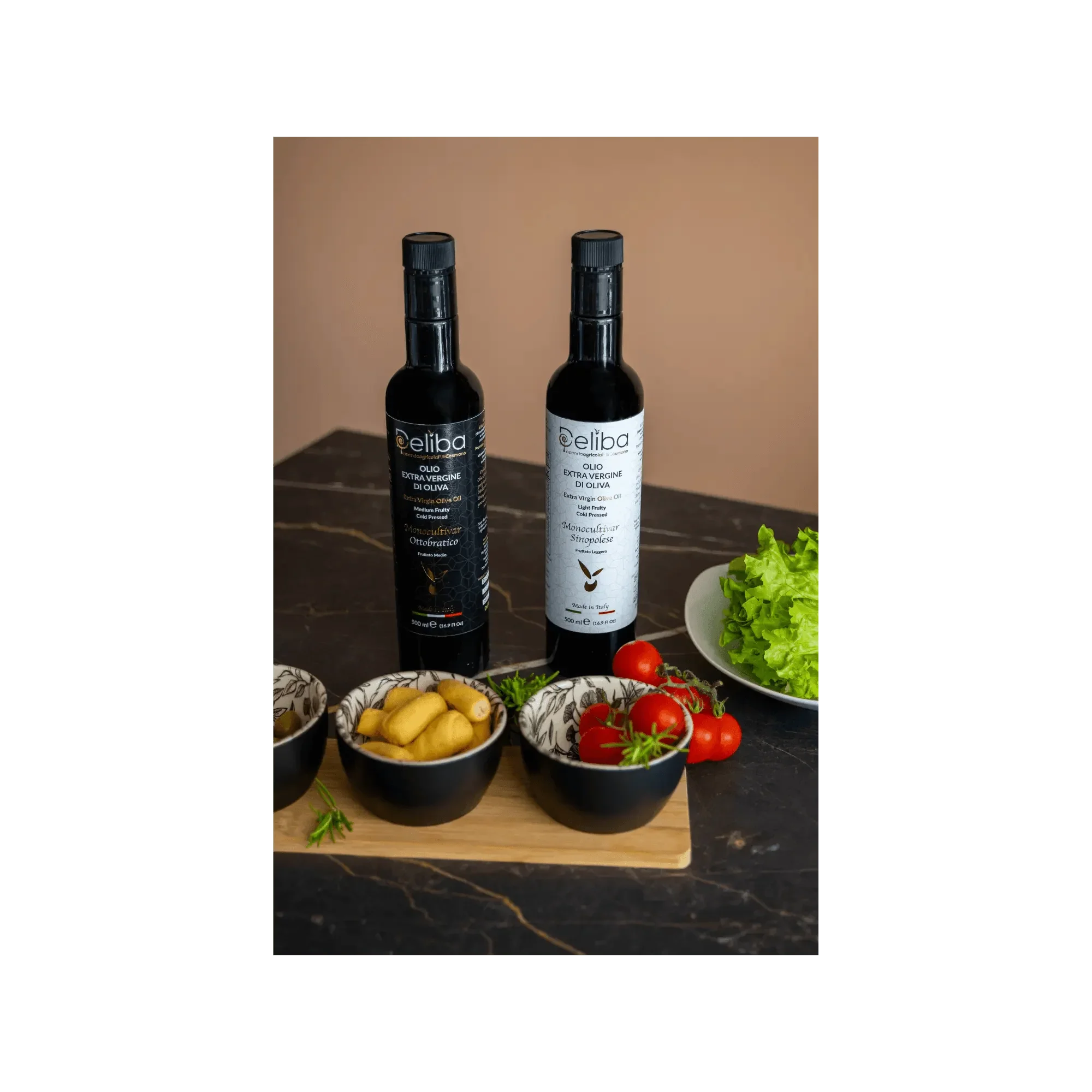 The Duo: Ottobratico & Sinopolese EVOOs - Deliba