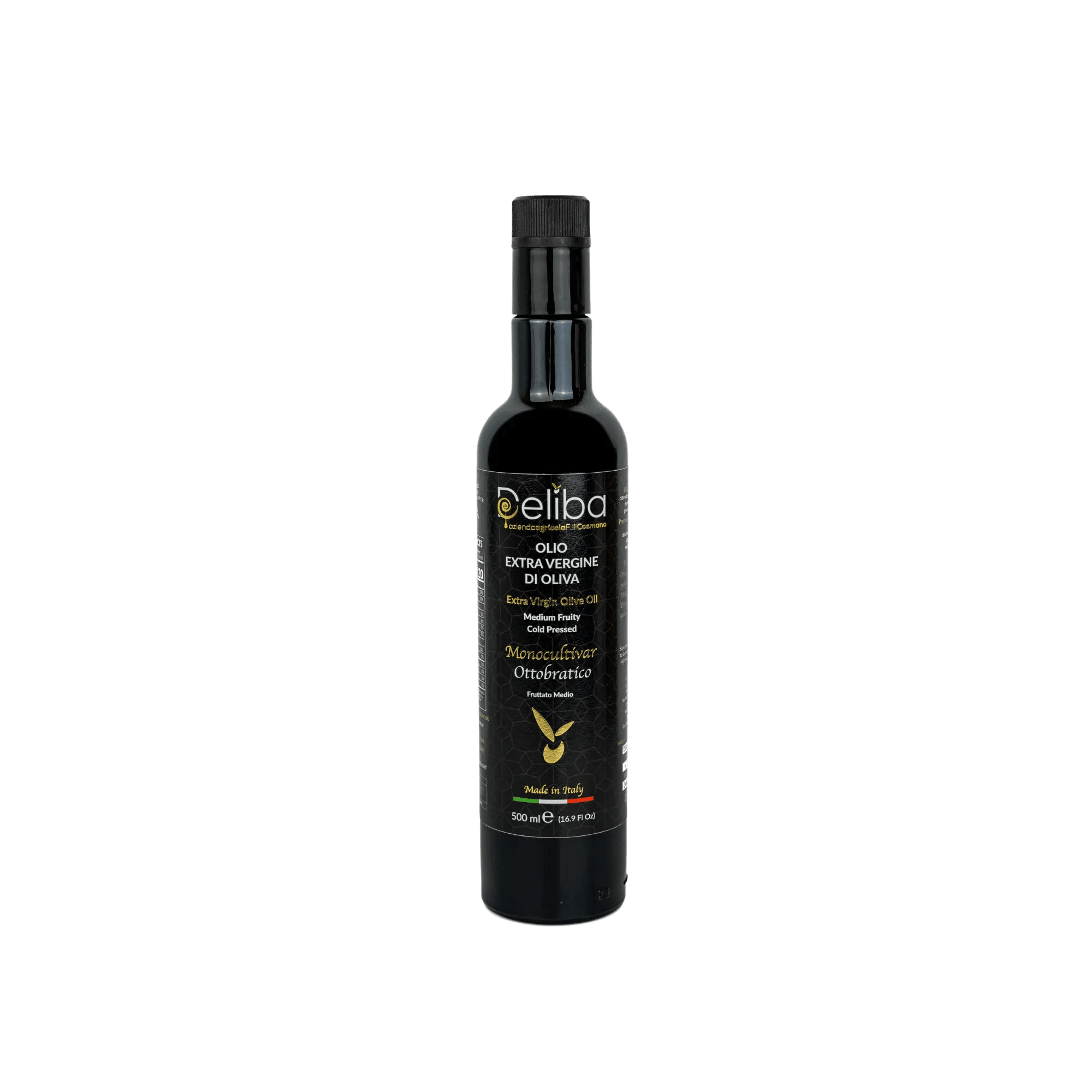 Deliba Olive Oil Classic Offer - Polyphenol Rich - 6 Bottles (500ML) - Deliba