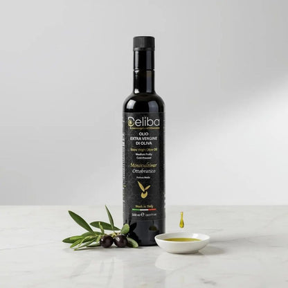 Ottobratico Extra Virgin Olive Oil - Cold-Pressed &amp; Polyphenol-Rich - 500ml