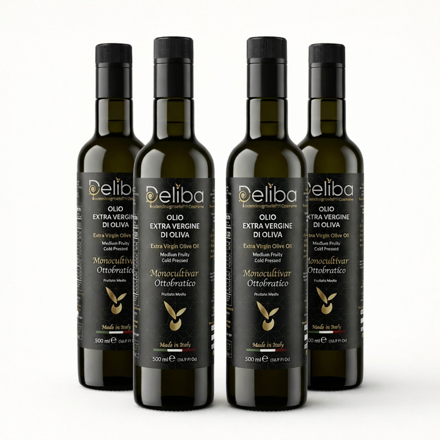 Deliba Ottobratico – High Polyphenol Extra Virgin Olive Oil (500mL)